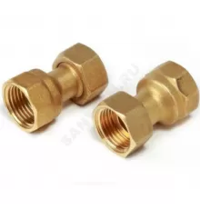 Отвод латунь P15F Ду 15 нак/г/ВР 1/2"х1/2" для шестиходовых клапанов R274N Giacomini P15FY005