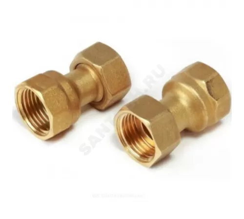 Отвод латунь P15F Ду 15 нак/г/ВР 1/2"х1/2" для шестиходовых клапанов R274N Giacomini P15FY005