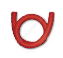 Шланг гофрированный защитный Дн 40 для трубы Дн 25 красный бухта 30м Санпласт