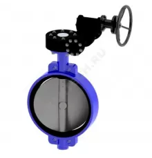 Затвор дисковый поворотный чугун VPE4448-08EP Ду 400 Ру16 межфл с редуктором диск чугун манжета EPDM Tecofi VPE4448-08EP0400