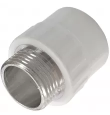 Муфта PP-R комбинированная белая Дн 20х1/2" НР PRO VALFEX 10130020-PRO