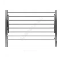 Полотенцесушитель электрический нерж сталь Лесенка 235 Вт 800х600мм 8П со встроенным диммером справа Горизонт Терминус 4670078543424