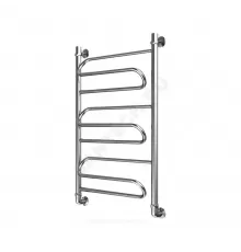 Полотенцесушитель водяной нерж сталь Лесенка Ду 25 (1") НР 400х600мм нижнее подключение в/к соединитель (1"х3/4") Ручей Элит-Металл В-20-03