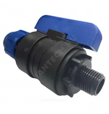 Кран шаровой компрессионный Дн 25х1/2" НР Ру16 VALFEX 1210012625012