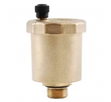 Воздухоотводчик автоматический латунь 501 Ду 15 Ру10 G1/2" НР прямой О-кольцо OR 0501.015