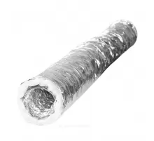 Воздуховод гибкий теплоизолированный D254 L=10000мм армированный, металлизированная пленка 70 мкм алюминий ERA PRO AF254изо