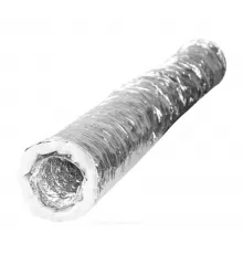 Воздуховод гибкий теплоизолированный D102 L=10000мм армированный, металлизированная пленка 70 мкм алюминий ERA PRO AF102изо