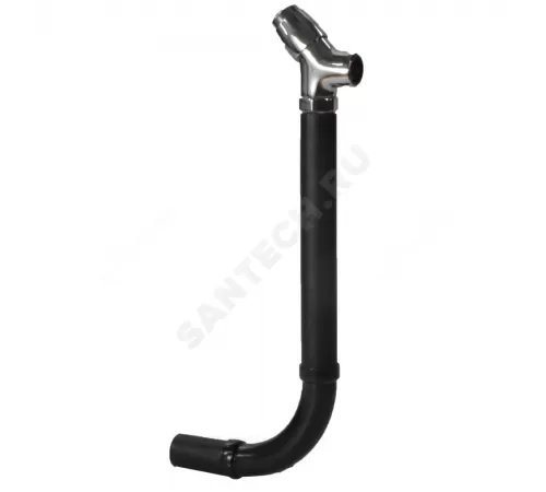 Кран смывной для чаши Генуя КрС-20-04 трубка ПВХ, кнопка, без вентиля