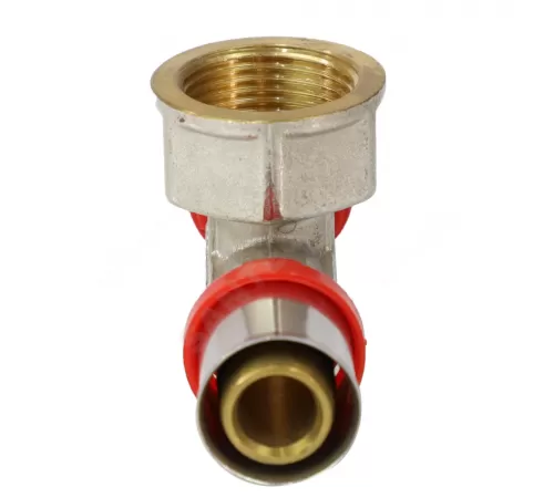 Тройник МП латунь никель пресс Дн 26х3/4"х26 ВР ГОСТ 32415-2013 8011 Aquasfera 8011-05