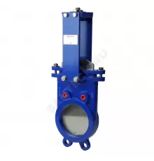 Задвижка шиберная двусторонняя чугун 1121A Ду 400 Ру10 межфл под электропривод уплотнение: NBR Benarmo