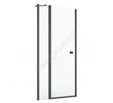 Дверь душевая Capital 1000х1950мм прозрачное стекло профиль черный Roca M4610016M