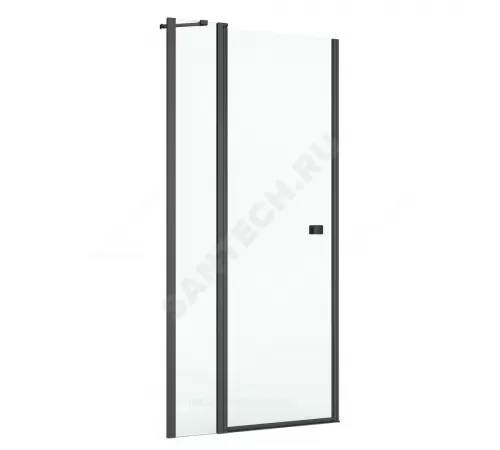 Дверь душевая Capital 1000х1950мм прозрачное стекло профиль черный Roca M4610016M