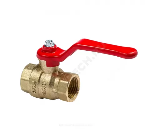 Кран шаровой латунь Эксперт Ду 25 Ру40 ВР полнопроходной рычаг Dist 113Р