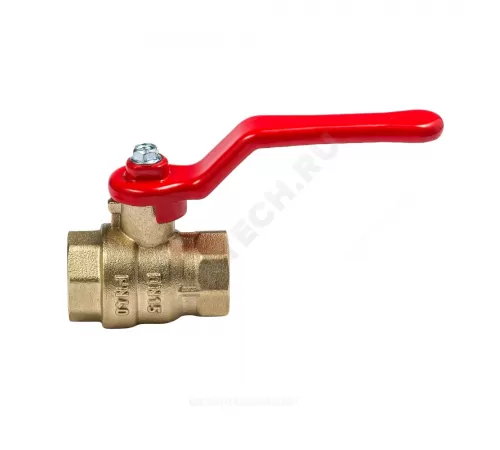 Кран шаровой латунь Эксперт Ду 25 Ру40 ВР полнопроходной рычаг Dist 113Р