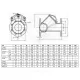 Клапан обратный чугун шаровой 400D Ду 125 Ру16 Тмакс=70 оС фл шар сталь Zetkama 400D125C55