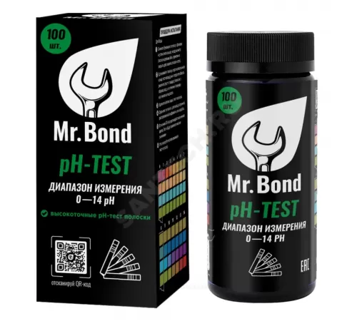 Набор индикаторов pH-TEST для измерения PH 100 шт. Mr.Bond MB20000001PH