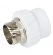 Муфта PP-R комбинированная под ключ белая Дн 32х1 1/4" НР VALFEX 10135132