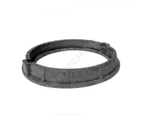 Люк полимер (тяжелый) серый/черный круглый 760х630 h=110мм 250кН Сантехкомплект