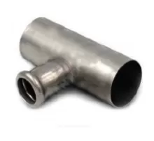 Тройник переходной сталь нерж AISI 316L Дн 35х22х35 Ру16 труба/пресс Inoxpres RM 188035022