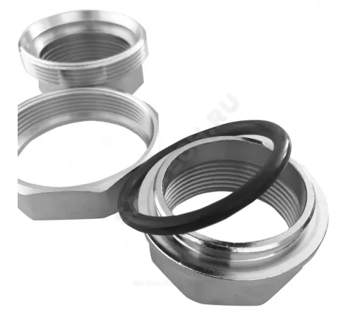 Соединитель латунь никель американка Ду 15 (1/2") прямой ВР/ВР SantechSystems