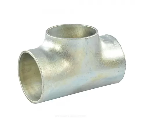 Тройник сталь оц равнопроходной Дн 133х5,0 (Ду 125) бесшовный ГОСТ 17376-2001