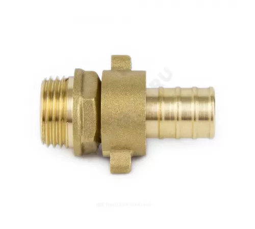 Переходник штуцерный латунь разъемный для шланга Дн 20х3/4" НР 9104 Aquasfera 9104-04