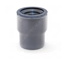 Переход PP-H на чугун серый Дн 110х124 б/нап с манжетой RTP (РосТурПласт) 30784