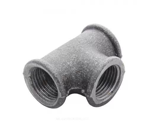 Тройник прямой чугун Ду 20 (3/4") ВР/ВР Fittex