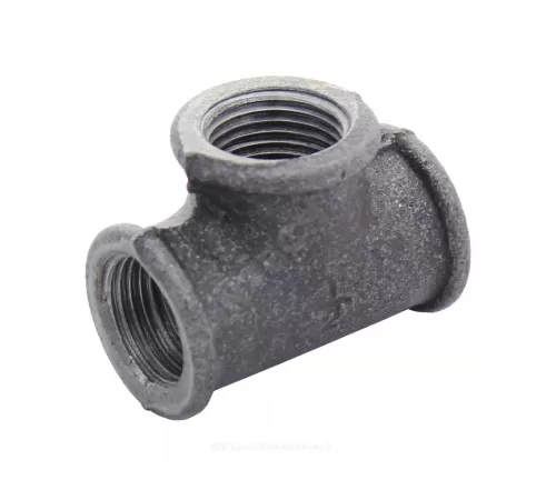 Тройник прямой чугун Ду 20 (3/4") ВР/ВР Fittex