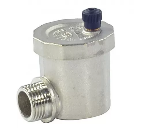 Воздухоотводчик автоматический латунь 502 Ду 15 Ру10 G1/2" НР угловой OR 0502.415