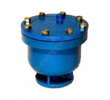 Вантуз автоматический однокамерный двойного действия чугун В6 Ду 100 Ру10 фл вертикальный Завод им Гаджиева