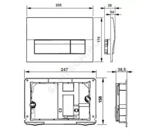 Кнопка смыва