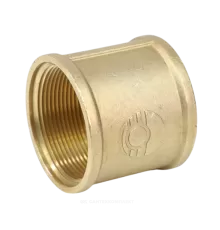 Муфта латунь Ду 15 (1/2") ВР/ВР VALFEX VF.170.L.012