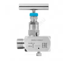 Клапан игольчатый нерж SS-V4 Ду 15 Ру40 ВР/НР G1/2" с маховиком без фланца Росма 00000034406