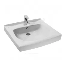 Умывальник подвесной Пилот 60 1 отверстие под смеситель по центру белый Santek 1.WH30.1.971