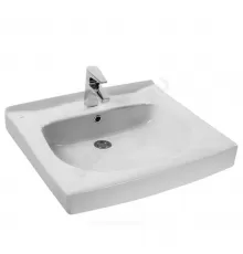 Умывальник подвесной Пилот 60 1 отверстие под смеситель по центру белый Santek 1.WH30.1.971