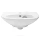 Умывальник подвесной Zeta 55 1 отверстие под смеситель по центру белый Jika 8.1039.1.000.104.9