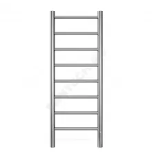 Полотенцесушитель электрический нерж сталь Лесенка 174 Вт 300х850мм 8П со встроенным диммером справа Аврора Терминус 4670078541833