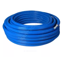 Труба PE-Xa/EVOH синяя Дн 25х3,5 Ру10 Тмакс=95C в PE изоляции 6 мм бухта 50м РОС