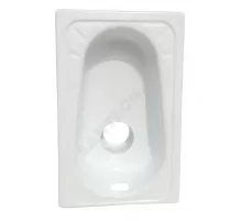 Чаша Генуя сталь со смещенным сливом в комплекте с сифоном и водорассекателем Сантэкс (Гомель)