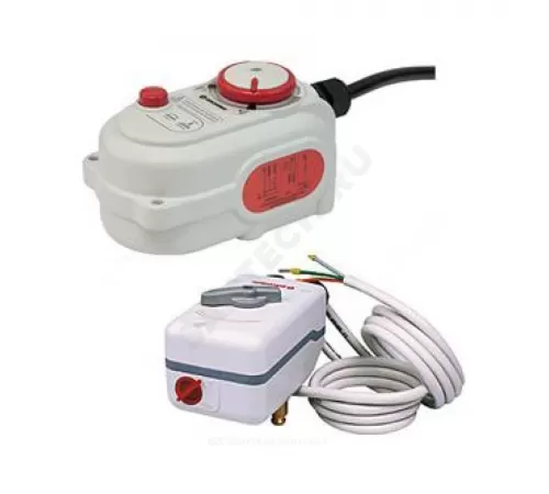 Электропривод K272 24В для зональных клапанов R276, R277, R278, R279 с микропрерывателем и рукояткой для ручного управления Giacomini K272Y102