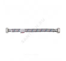 Подводка гибкая для воды нержавеющая оплетка ГИГАНТ 3/4" г-г L=0.6м AQUALINE 04949