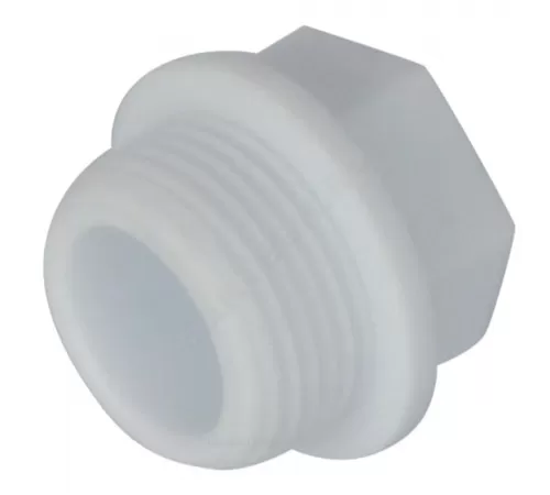 Заглушка (пробка) PP-R белая Дн 20х1/2" НР VALFEX 10163020
