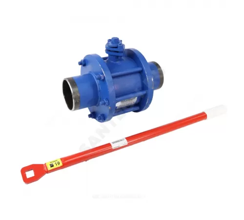 Кран шаровой сталь 11с67п Ду 80 Ру16 п/привар L=310мм полнопроходной Маршал СП.00.1.016.080