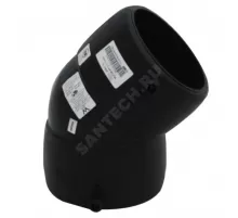 Отвод электросварной ПЭ100 Дн 90х45гр Ру16 SDR11 Type A TEGA 1819185