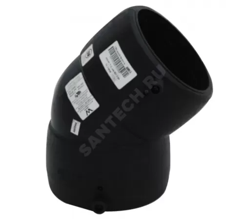 Отвод электросварной ПЭ100 Дн 90х45гр Ру16 SDR11 Type A TEGA 1819185