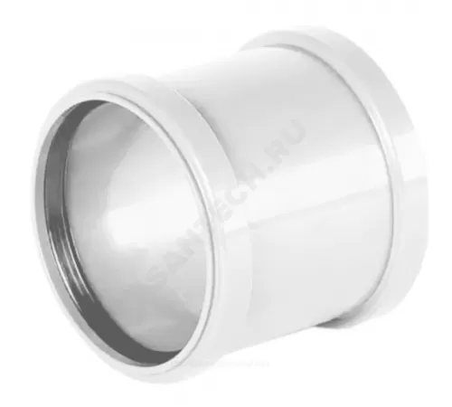 Муфта НПВХ ремонтная белая Дн 110 б/нап бесшумная в/к ШУМЭКС Хемкор 2391069