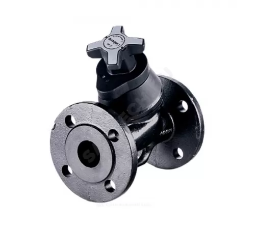 Клапан балансировочный ручной чугун 3739B Ду 50 Ру16 фл Kvs=47.63м3/ч с измерительными ниппелями Cimberio CIM 3739B 50