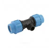 Тройник компрессионный ПЭ Дн 40х1"х40 НР Ру12,5 Джилекс 9445