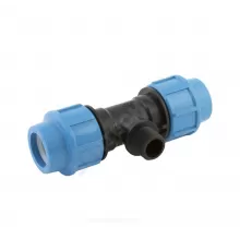 Тройник компрессионный ПЭ Дн 20х1/2"х20 НР Ру12,5 Джилекс 9430